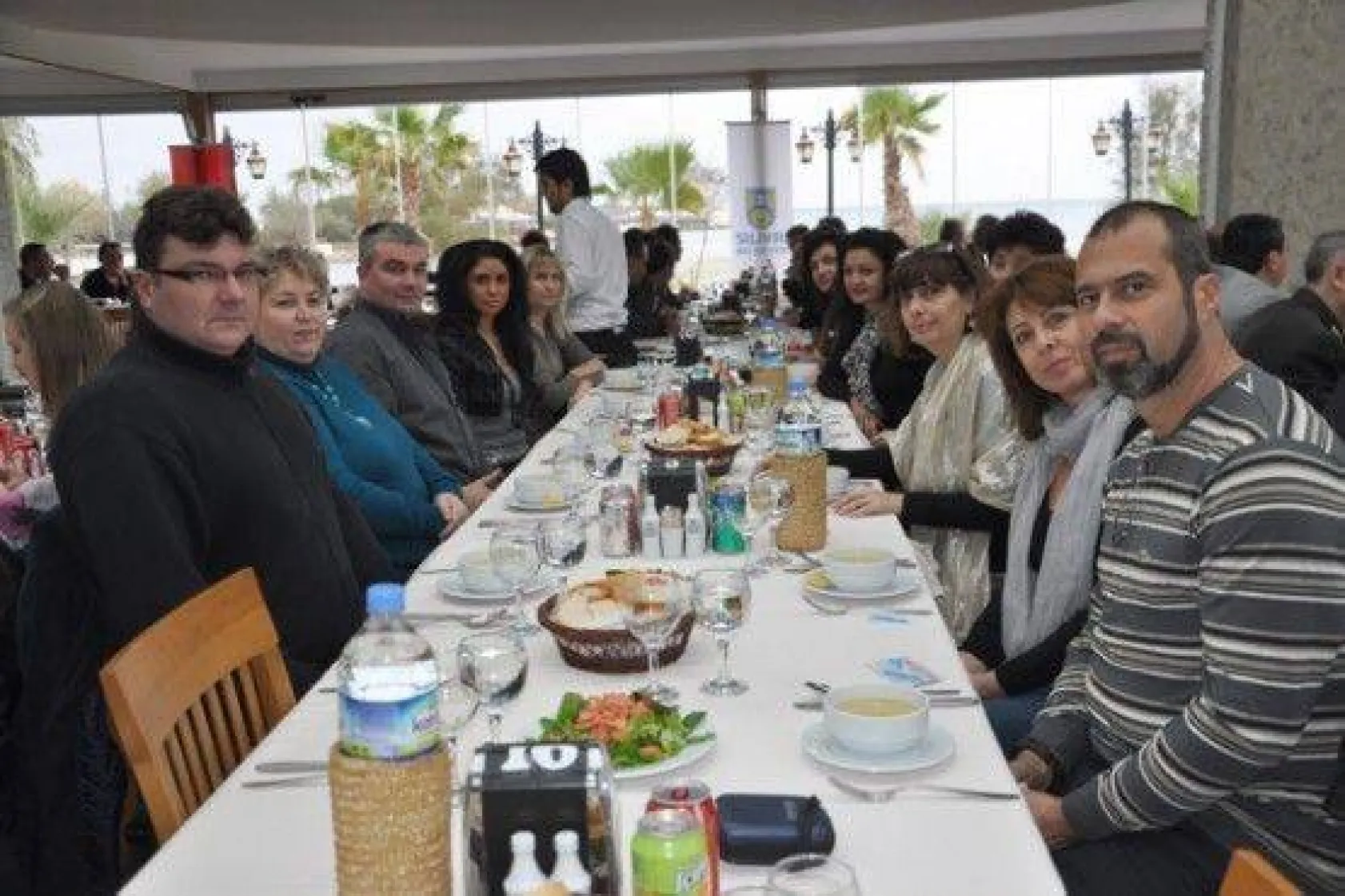 Öğretmenler yemekte buluştu