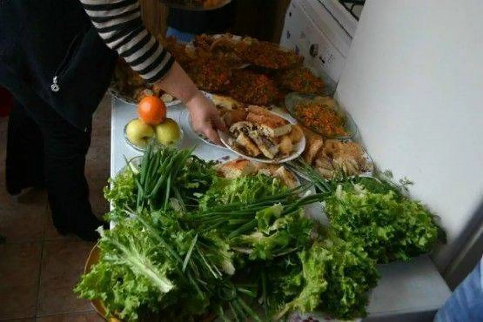 Alevi Kültür derneğinde lokma günü