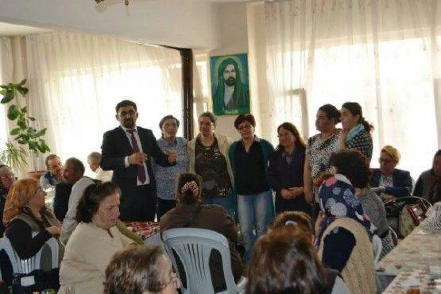 Alevi Kültür derneğinde lokma günü