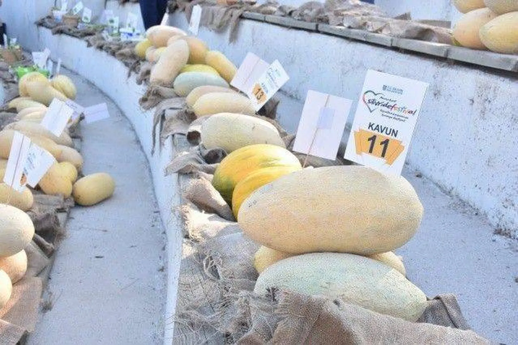 Silivri'de kavun ve bamya lezzetleri yarıştı