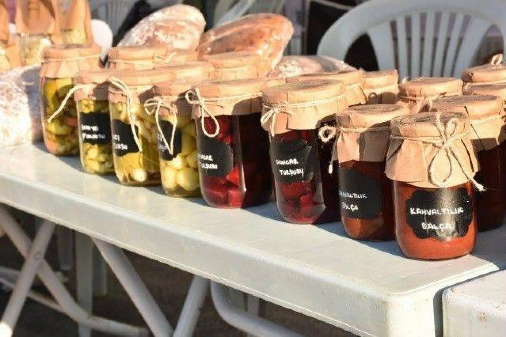 Silivri'de kavun ve bamya lezzetleri yarıştı