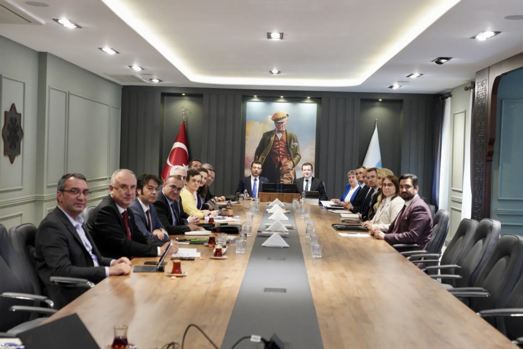 İmamoğlu'ndan Balcıoğlu'na Tebrik Ziyareti