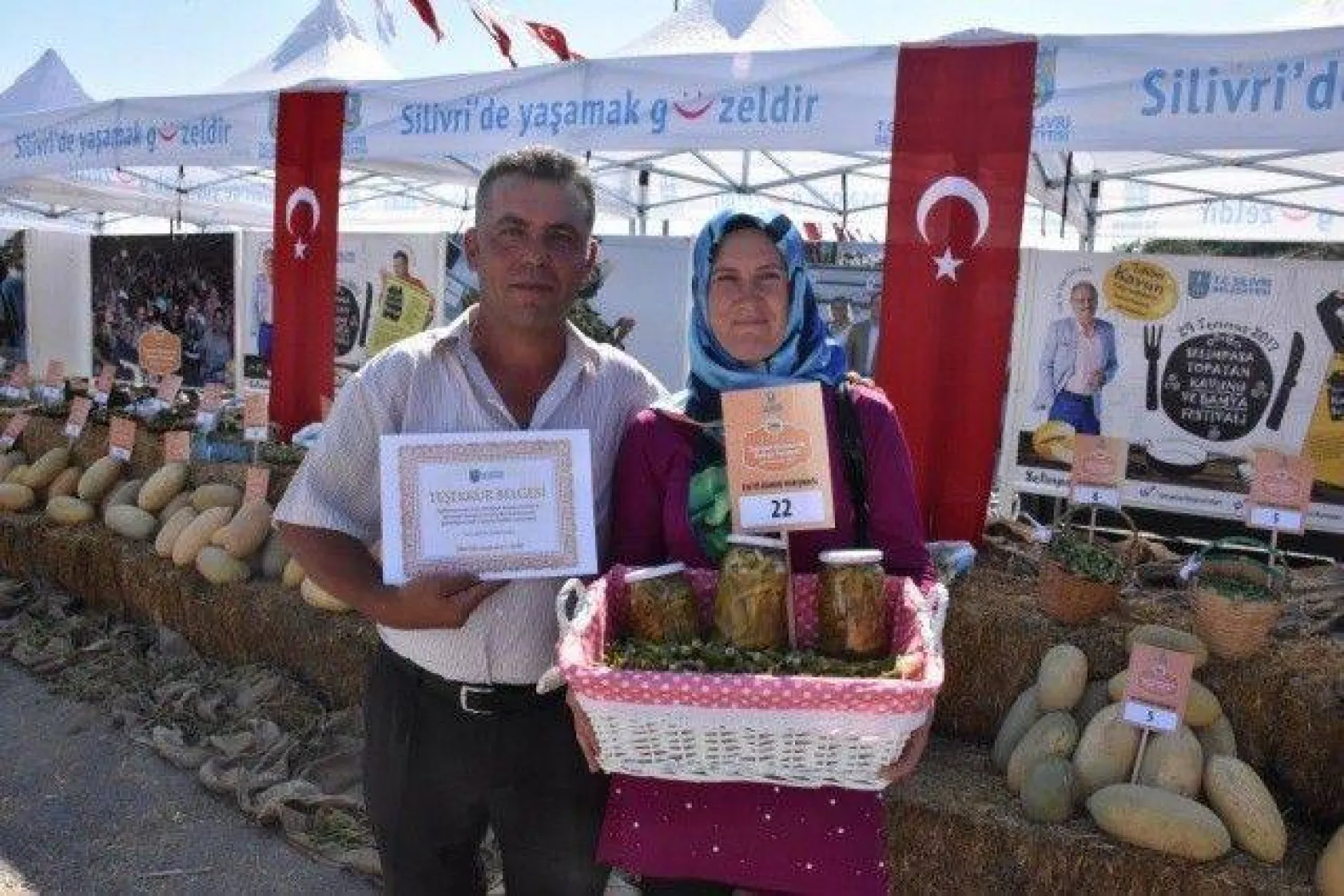 Selimpaşa'da Yılların Geleneği Bamya ve Kavun Festivali