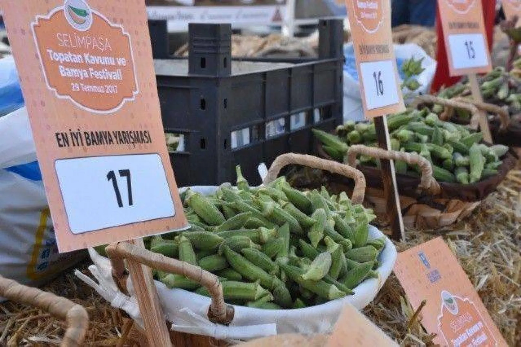 Selimpaşa'da Yılların Geleneği Bamya ve Kavun Festivali