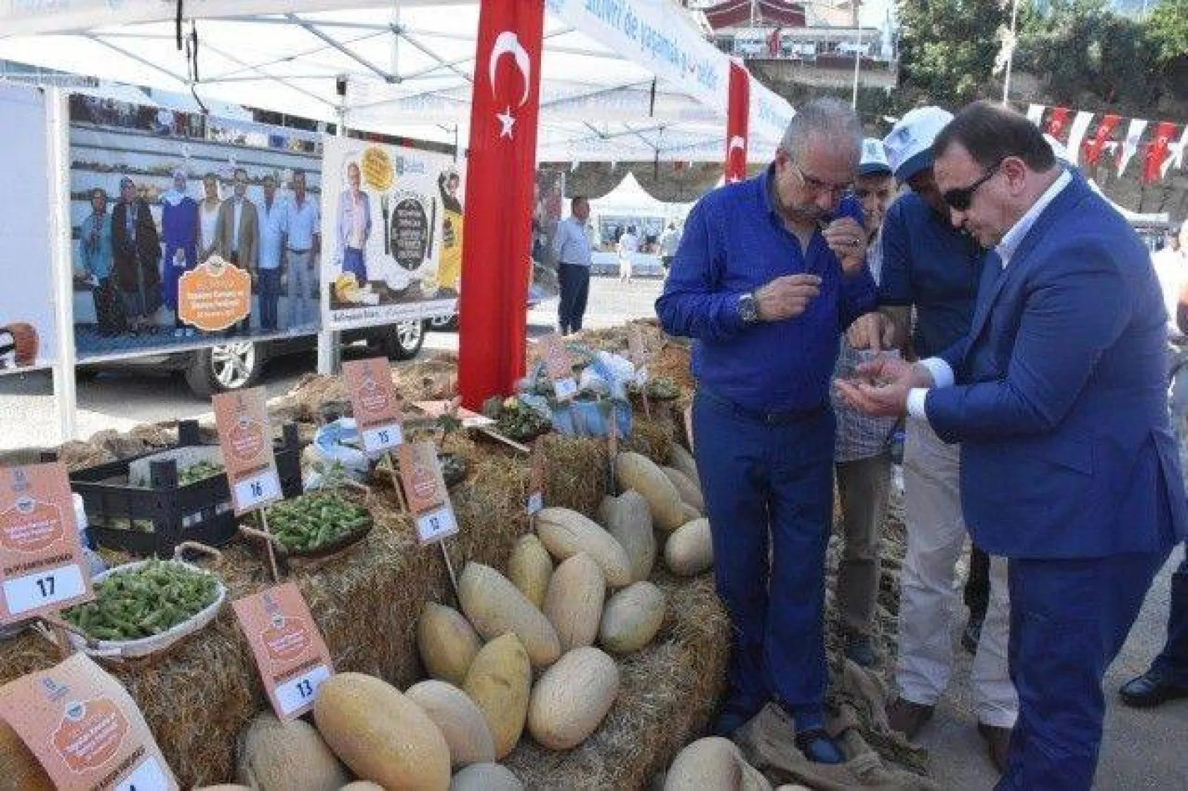 Selimpaşa'da Yılların Geleneği Bamya ve Kavun Festivali