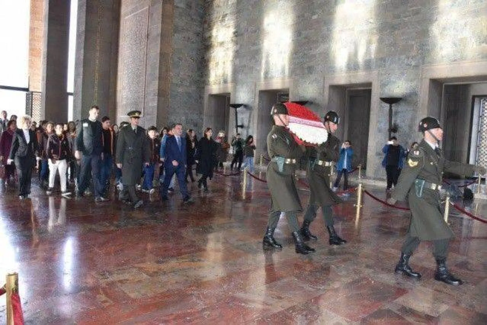 Tarım lisesi Ata'nın huzunda