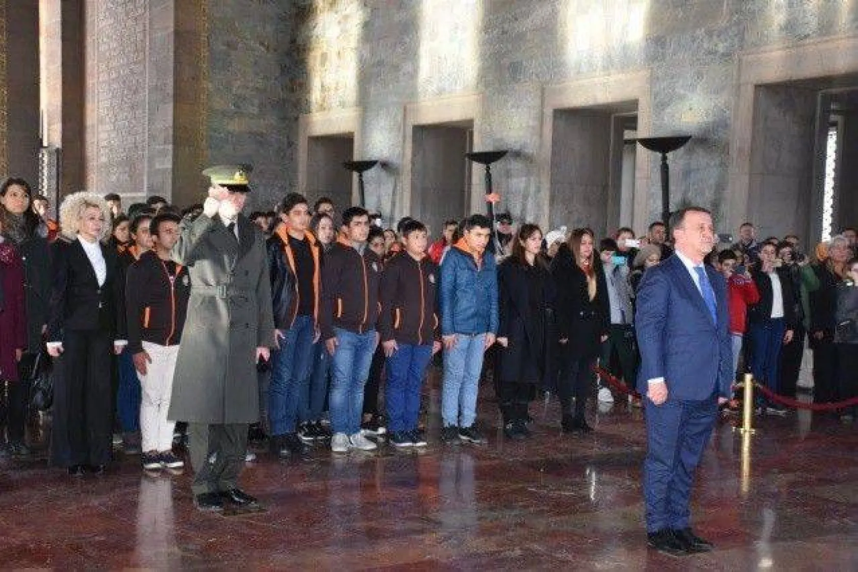 Tarım lisesi Ata'nın huzunda