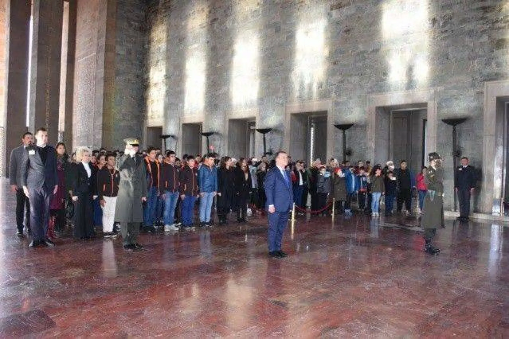 Tarım lisesi Ata'nın huzunda
