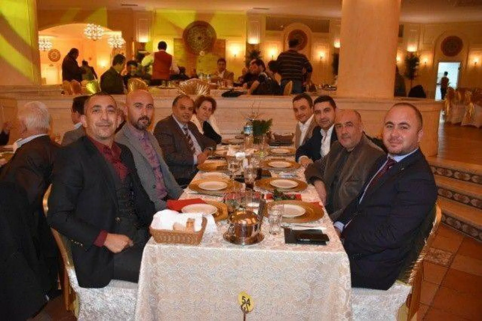 İlçe Protokolü Yemekte Buluştu