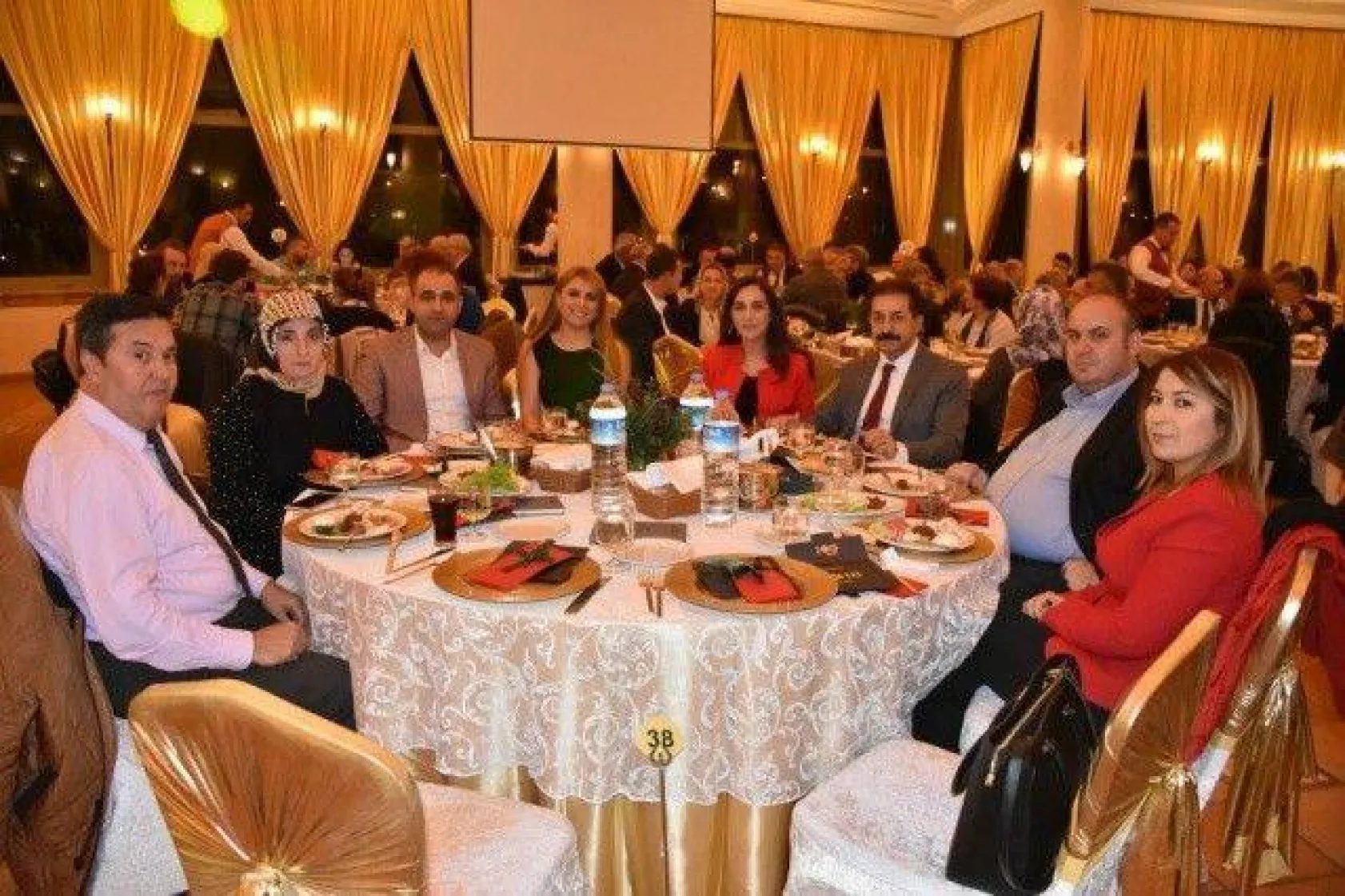 İlçe Protokolü Yemekte Buluştu