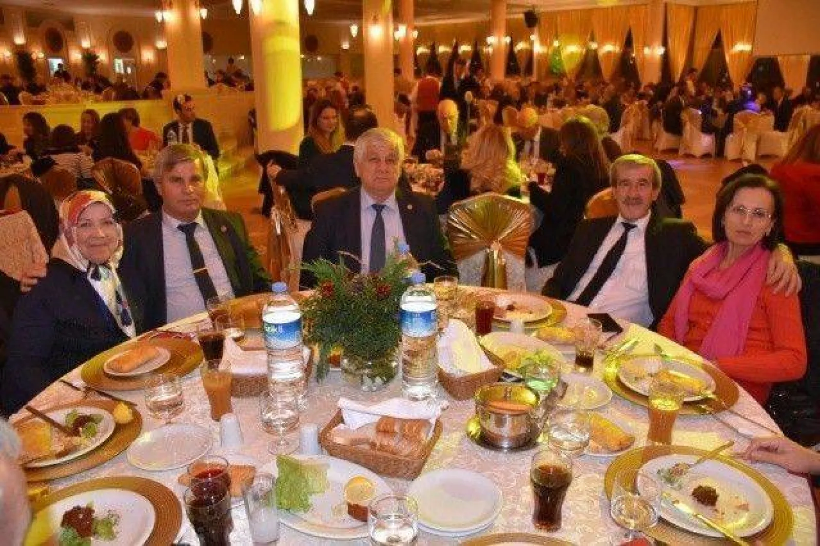 İlçe Protokolü Yemekte Buluştu