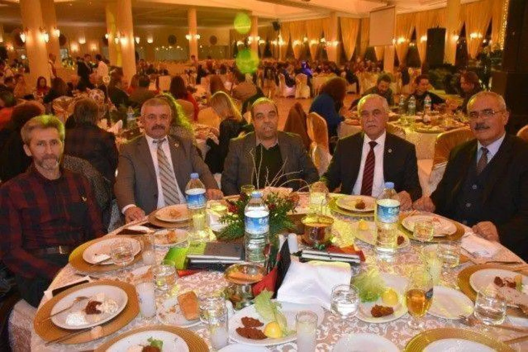 İlçe Protokolü Yemekte Buluştu