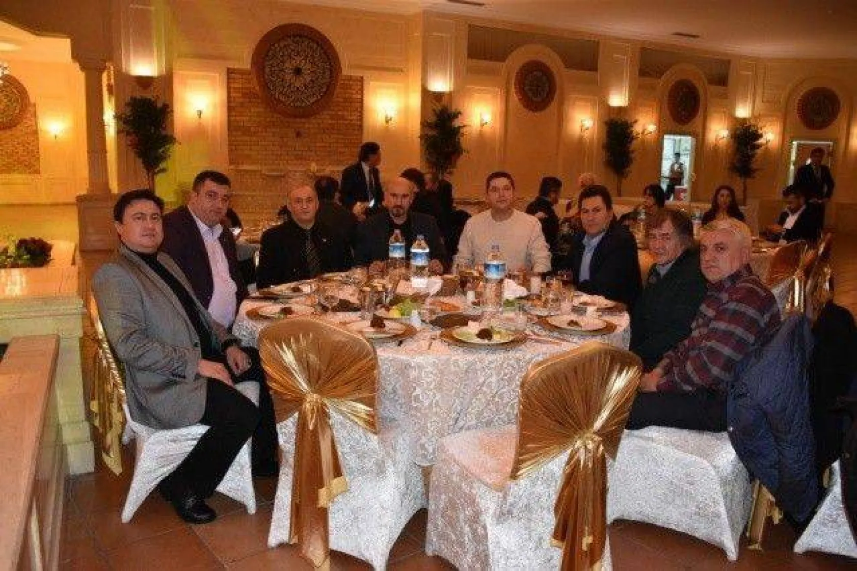 İlçe Protokolü Yemekte Buluştu