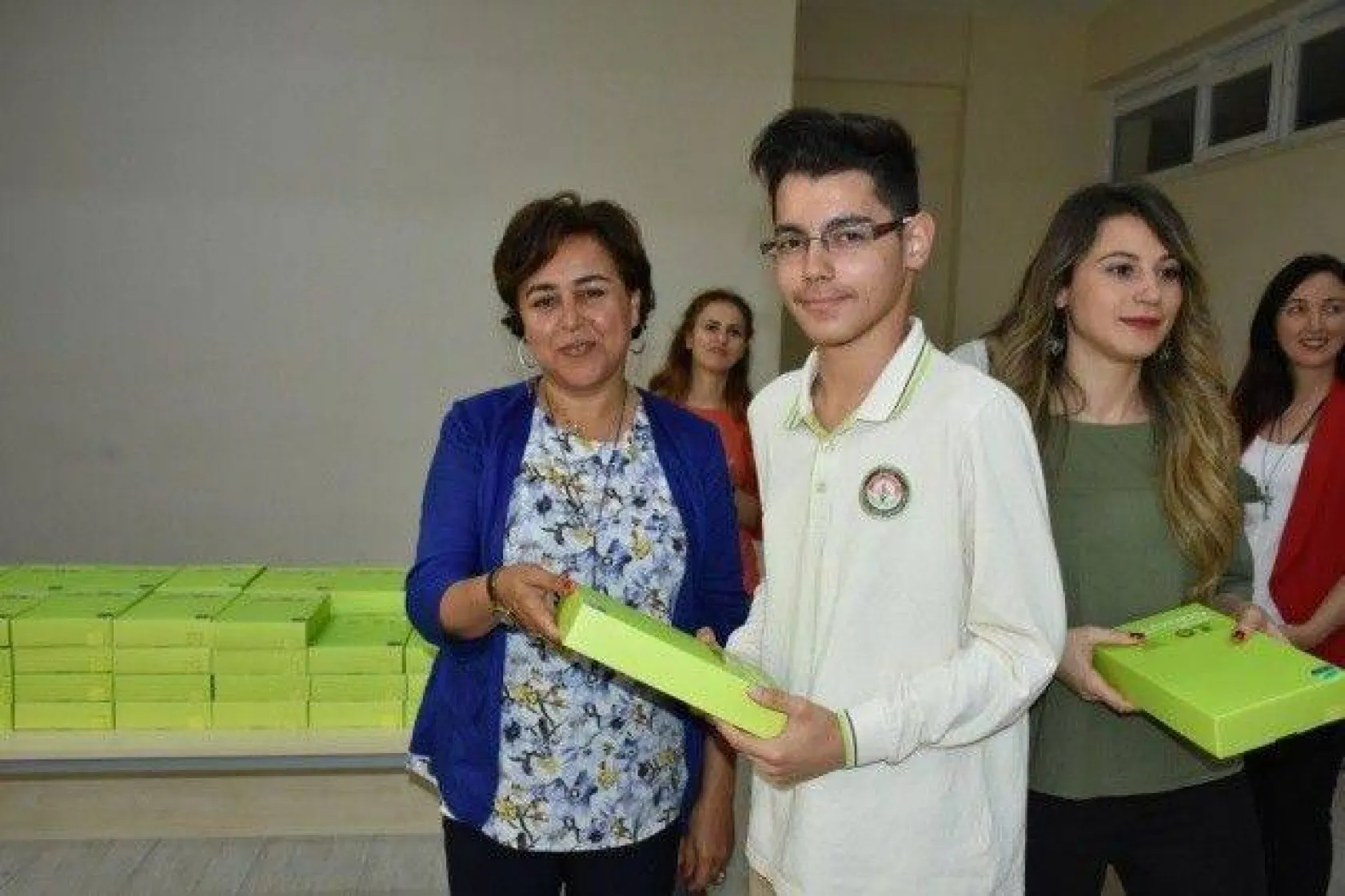 Işıklar'dan Tarım Lisesi öğrencilerine yılsonu hediyesi