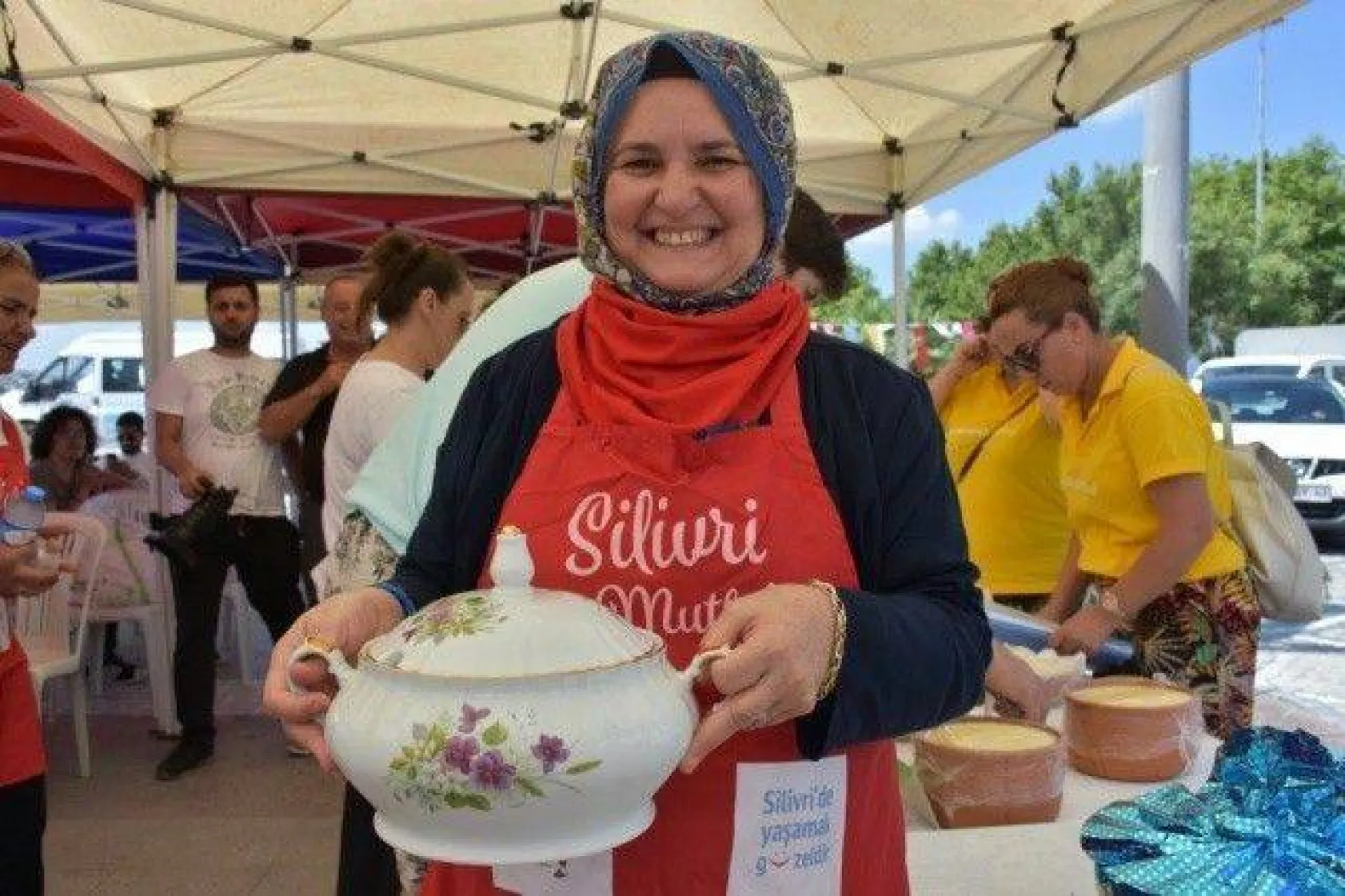 En güzel yoğurt için yarıştılar