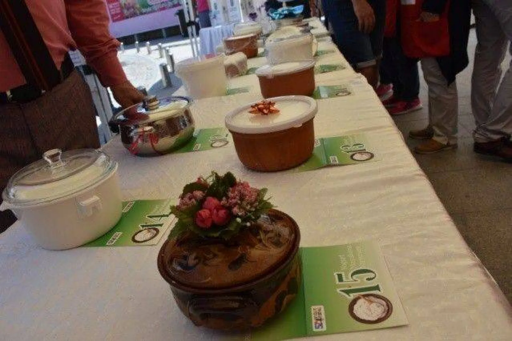 En güzel yoğurt için yarıştılar