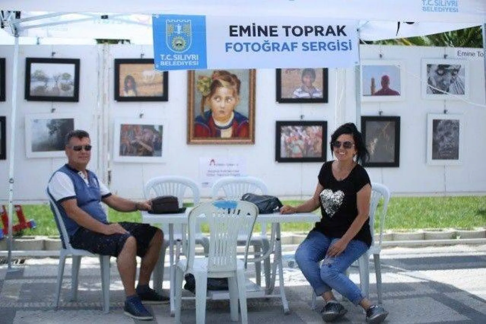 Sergi alanları festivale renk kattı