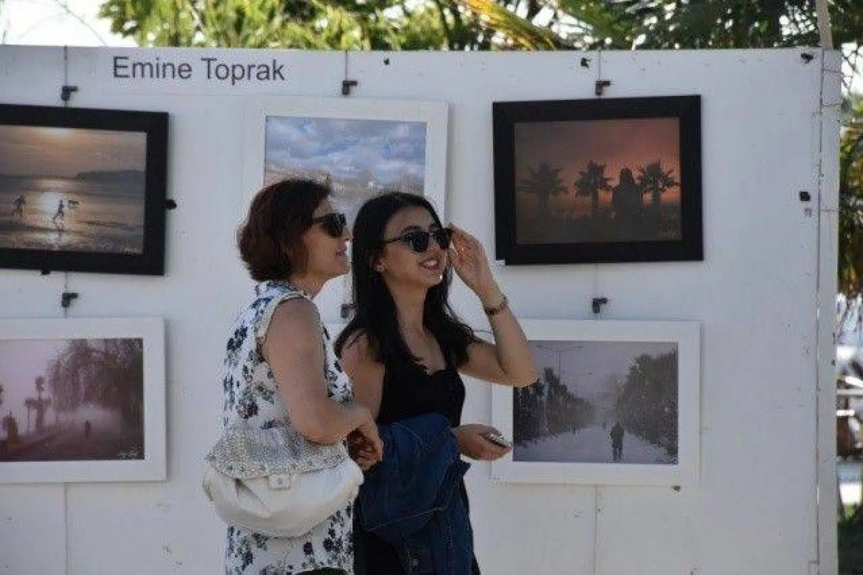 Sergi alanları festivale renk kattı