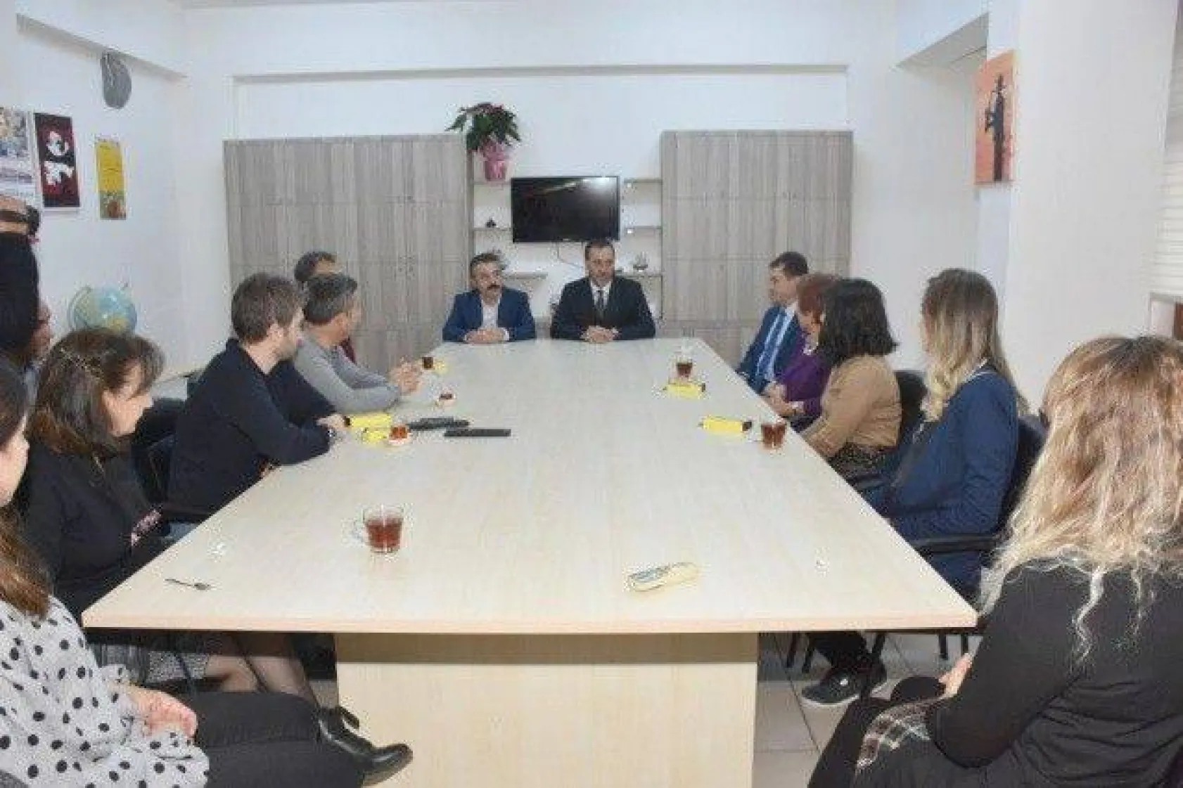 Başkan Yılmaz Öğretmenleri Ziyaret Etti