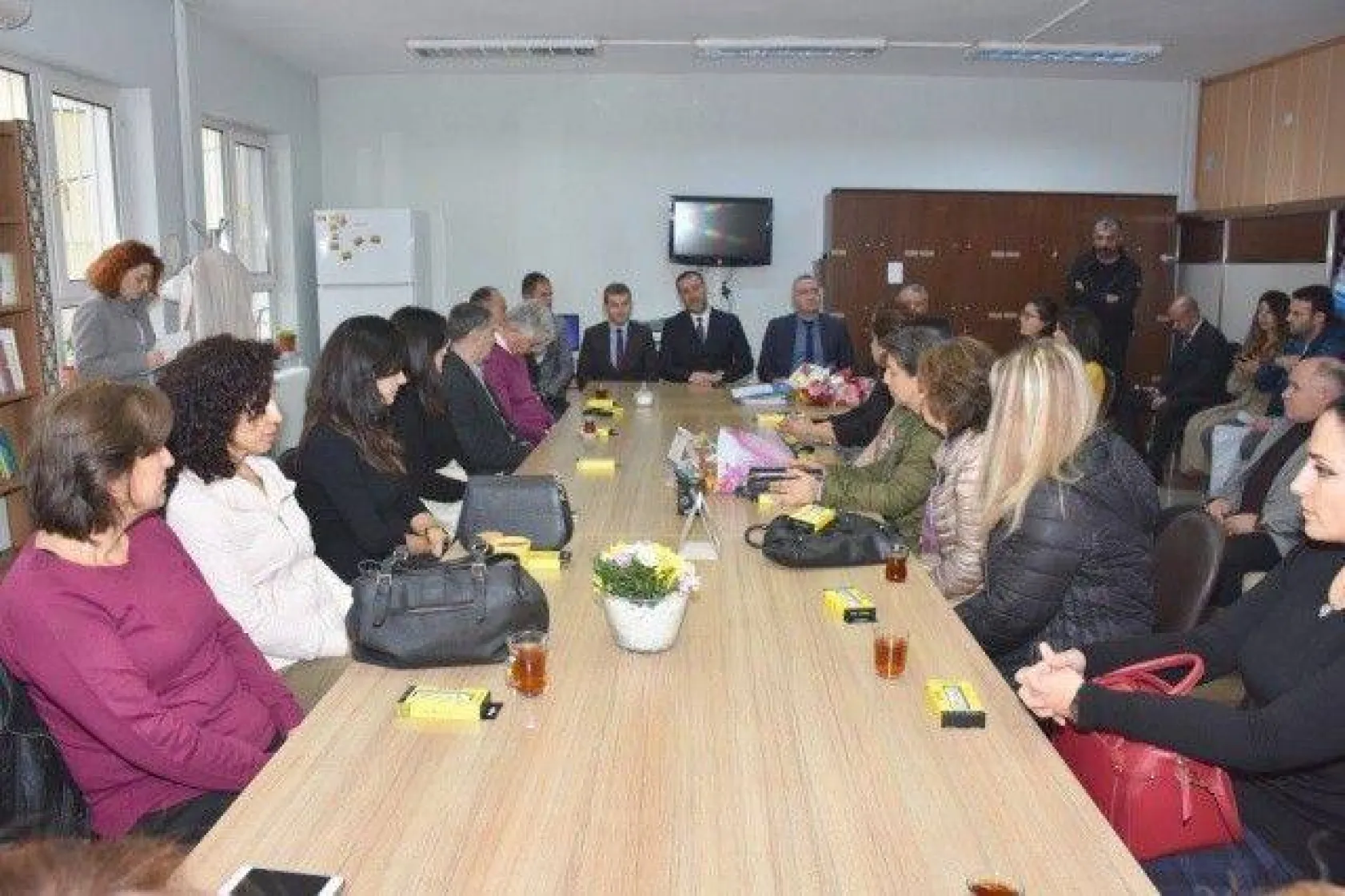 Başkan Yılmaz Öğretmenleri Ziyaret Etti