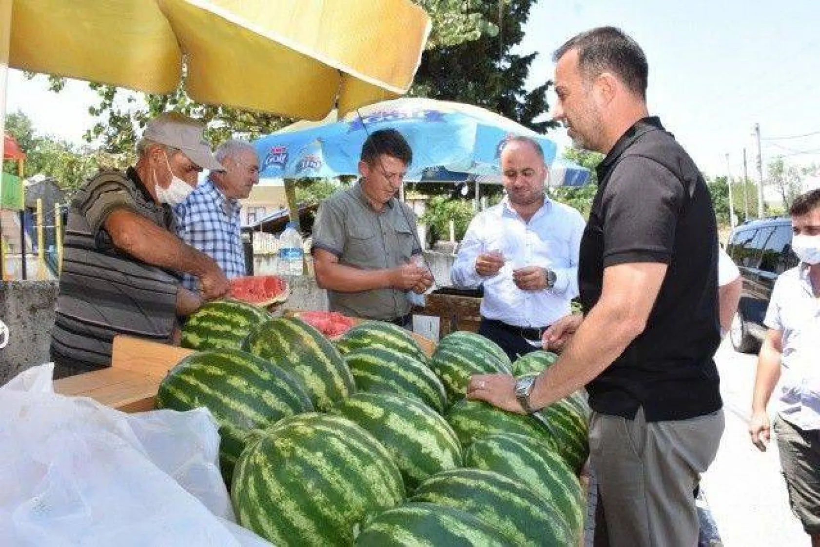 Başkan Yılmaz bayramı vatandaşlarla birlikte geçirdi