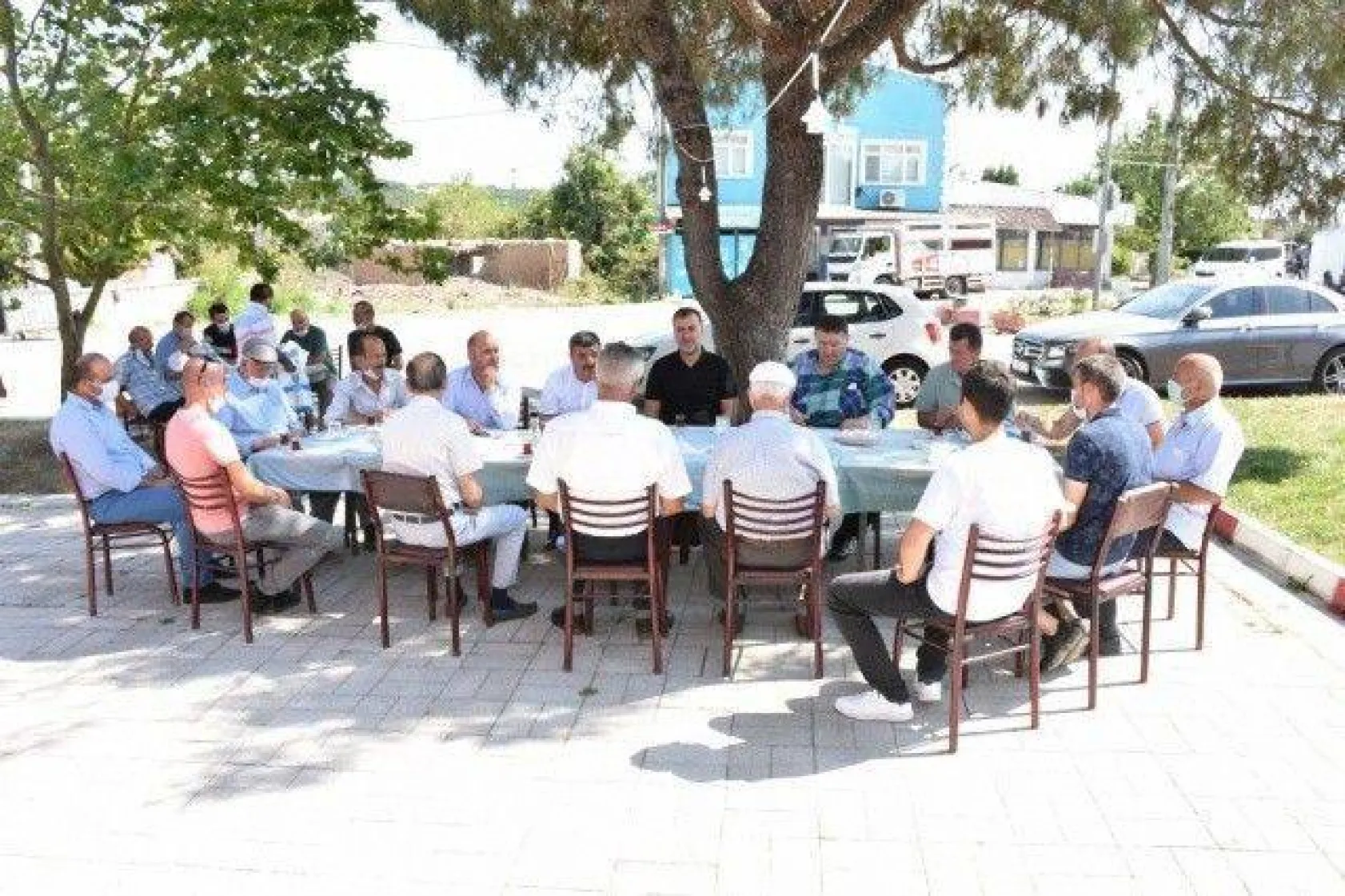 Başkan Yılmaz bayramı vatandaşlarla birlikte geçirdi