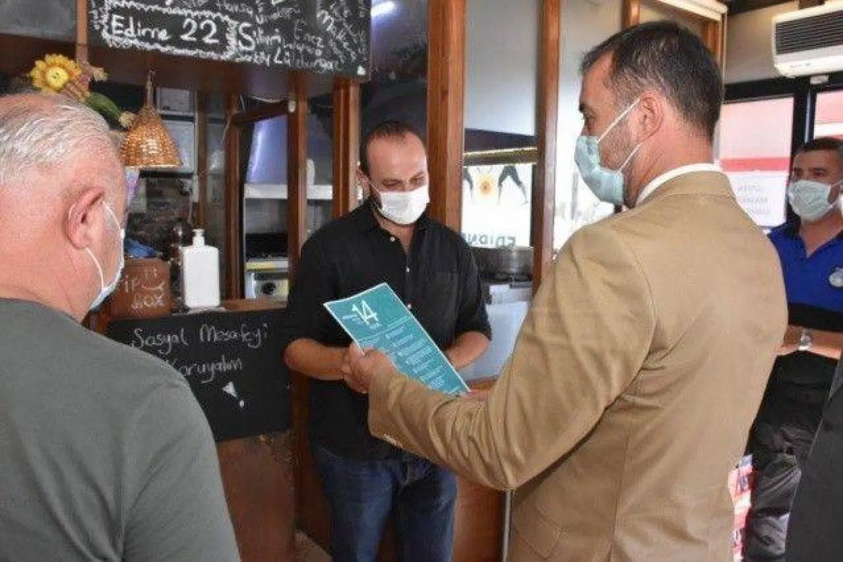 Başkan Yılmaz Kovid-19 Denetimine Katıldı