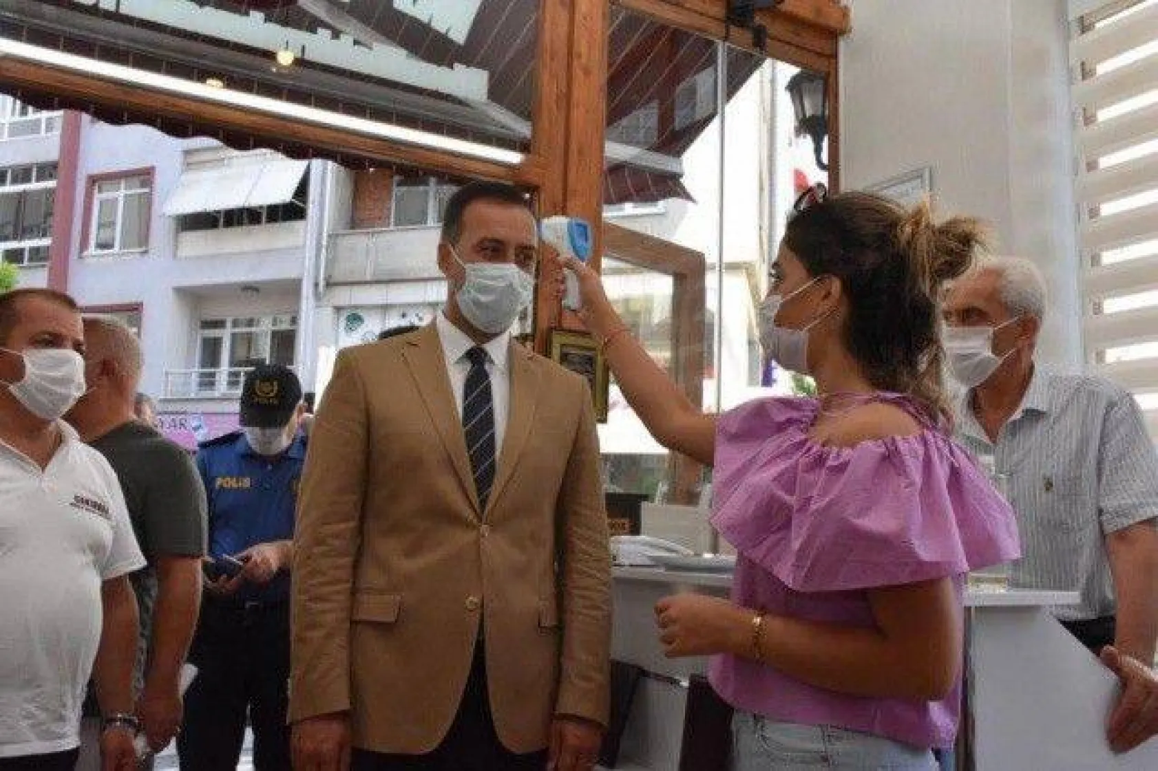 Başkan Yılmaz Kovid-19 Denetimine Katıldı