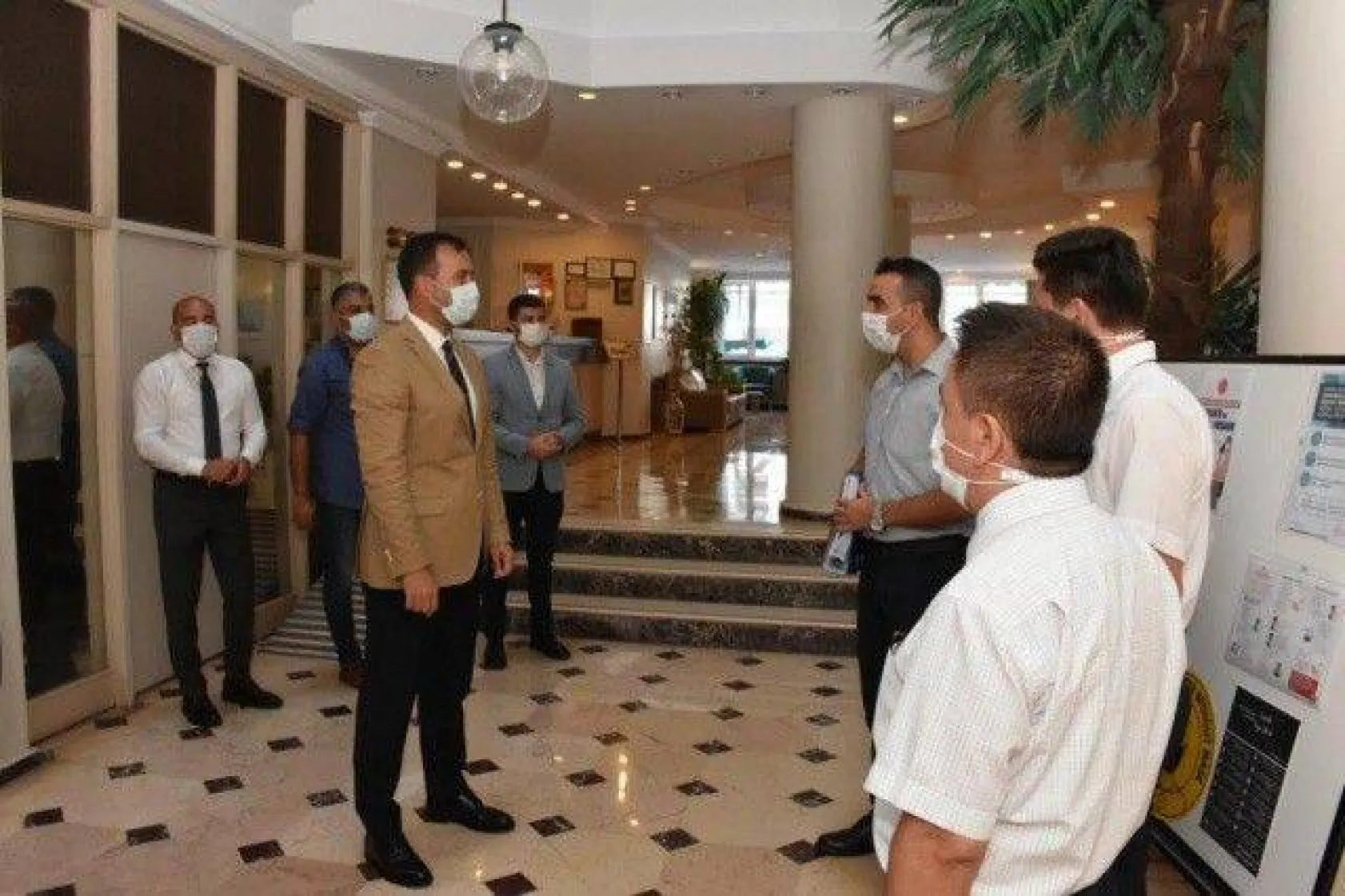 Başkan Yılmaz Kovid-19 Denetimine Katıldı