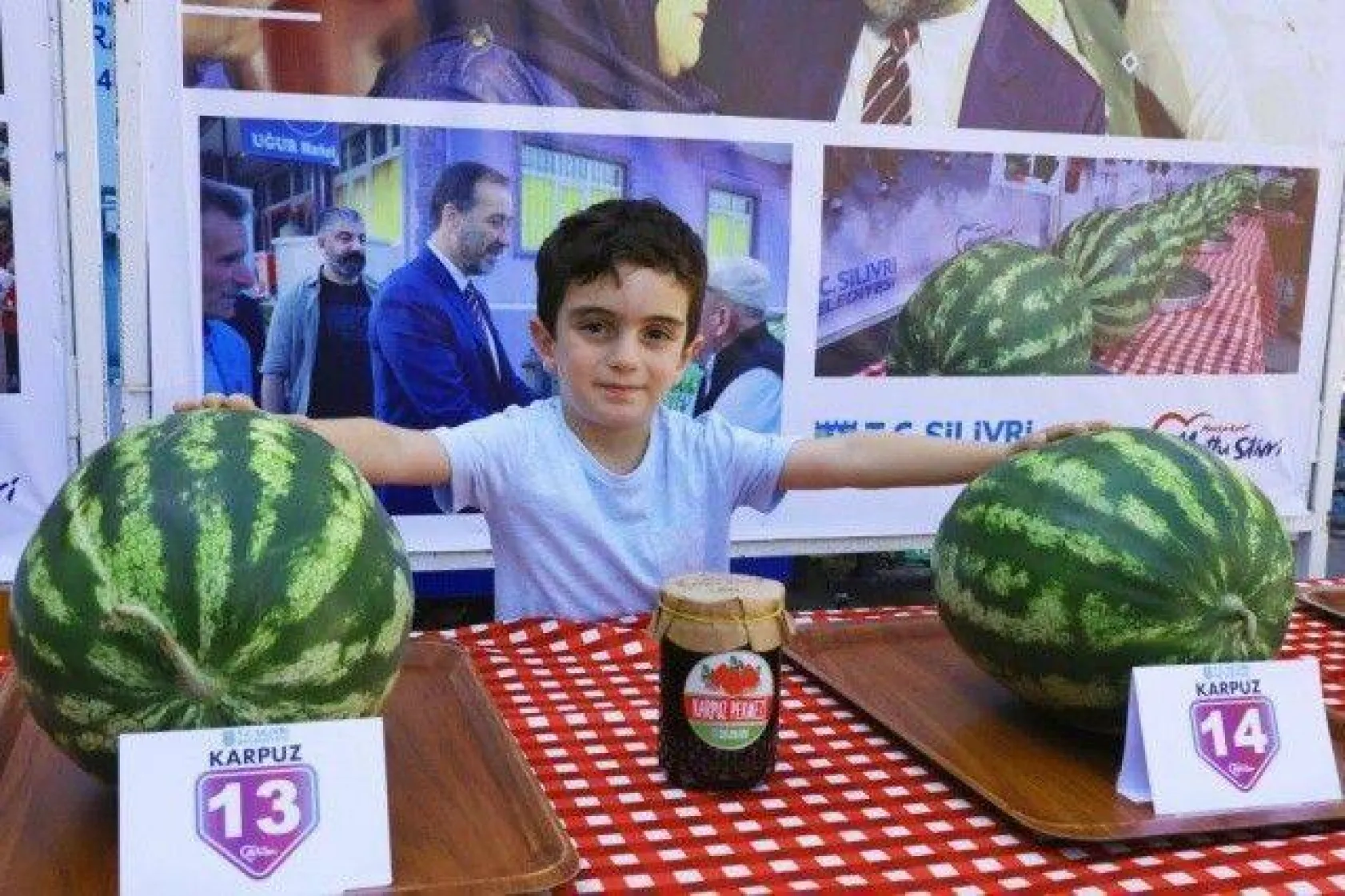 Silivri Kadıköy'de En İyi Karpuz Üreticileri Yarıştı