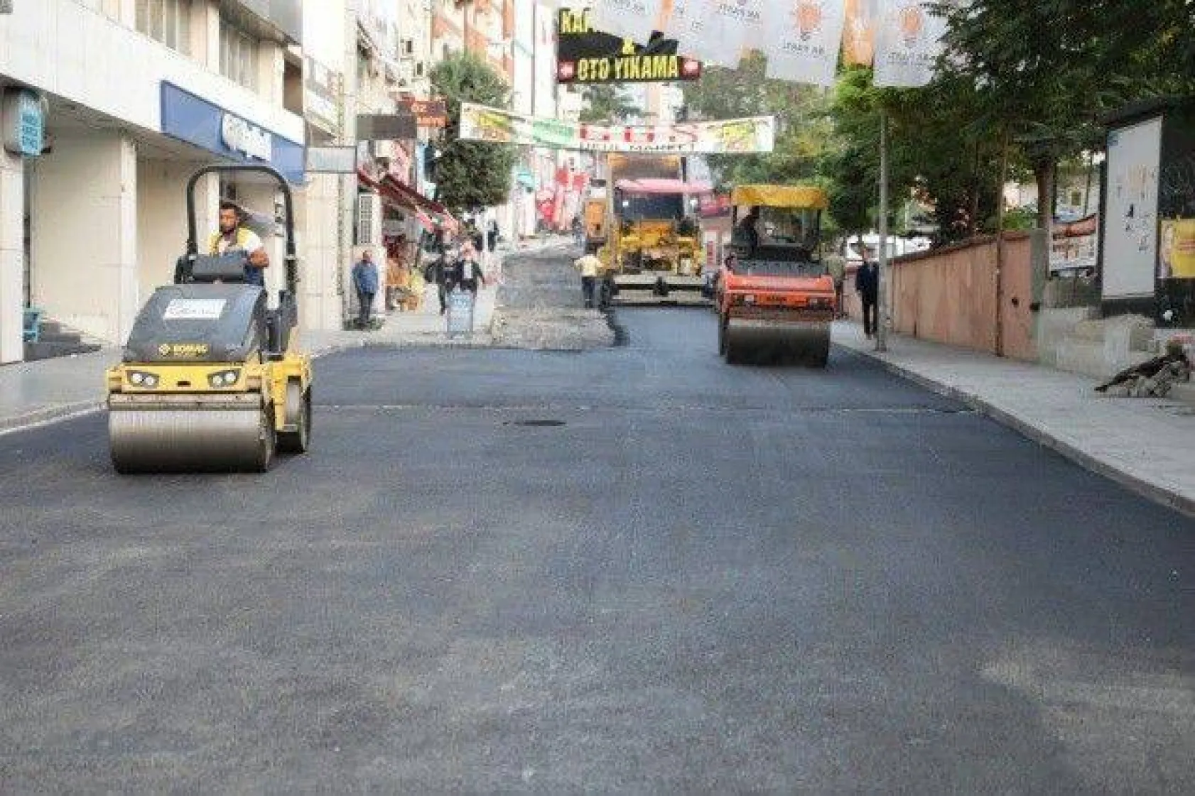 Hacı Pervane Caddesi Baştan Sona Yenilendi