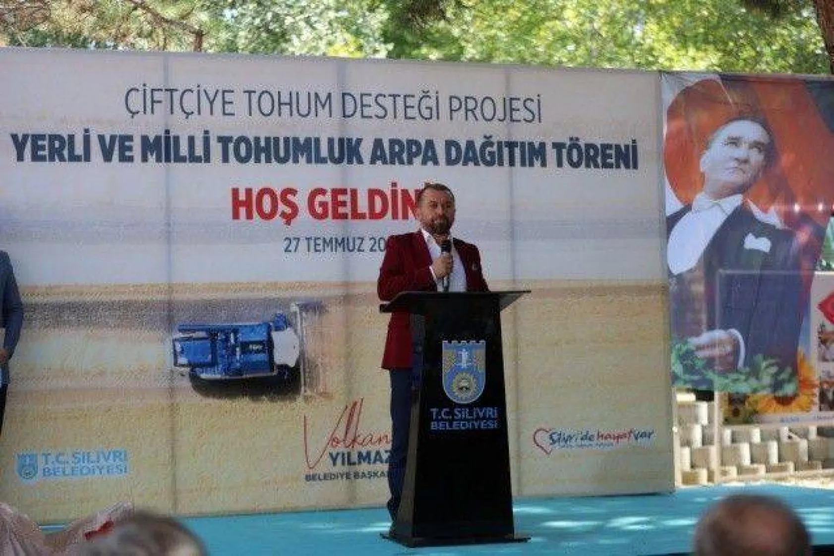 Silivri Belediyesinden Türkiye'de Eşi Görülmemiş Tohumluk Arpa Desteği