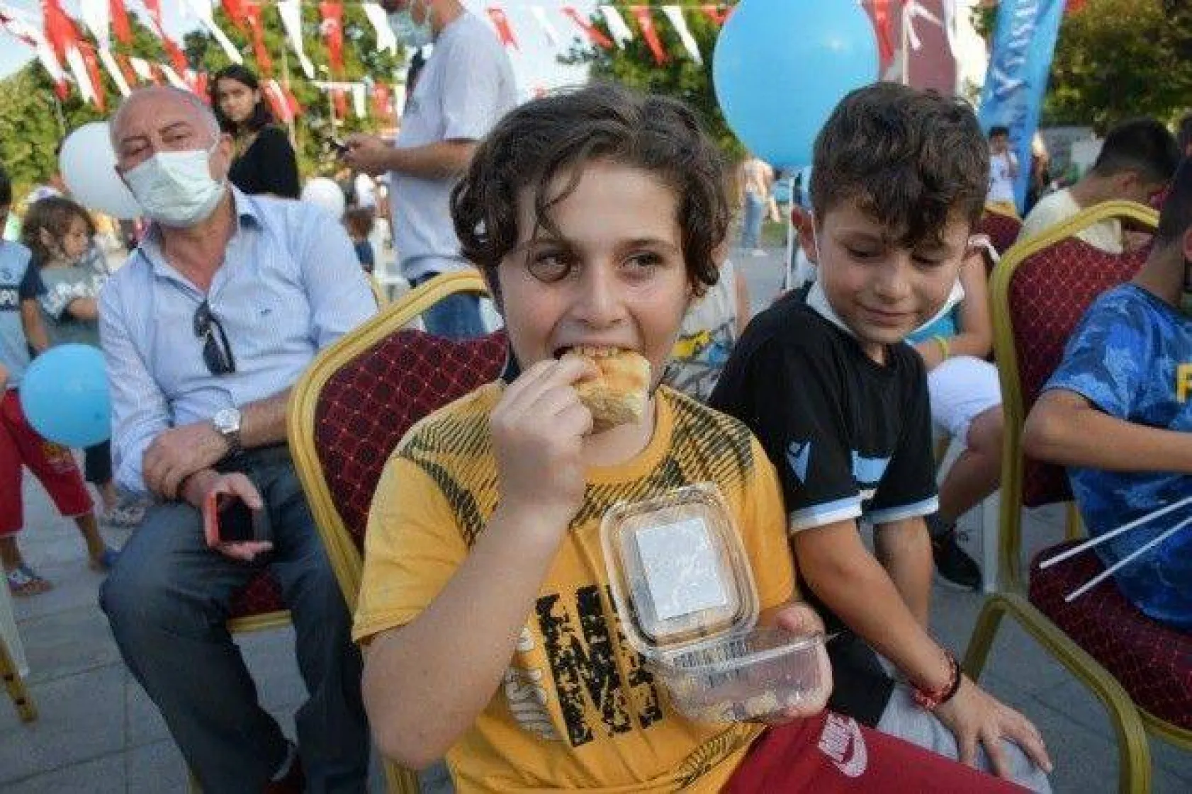 Ortaköy'de Börekler Yarıştı