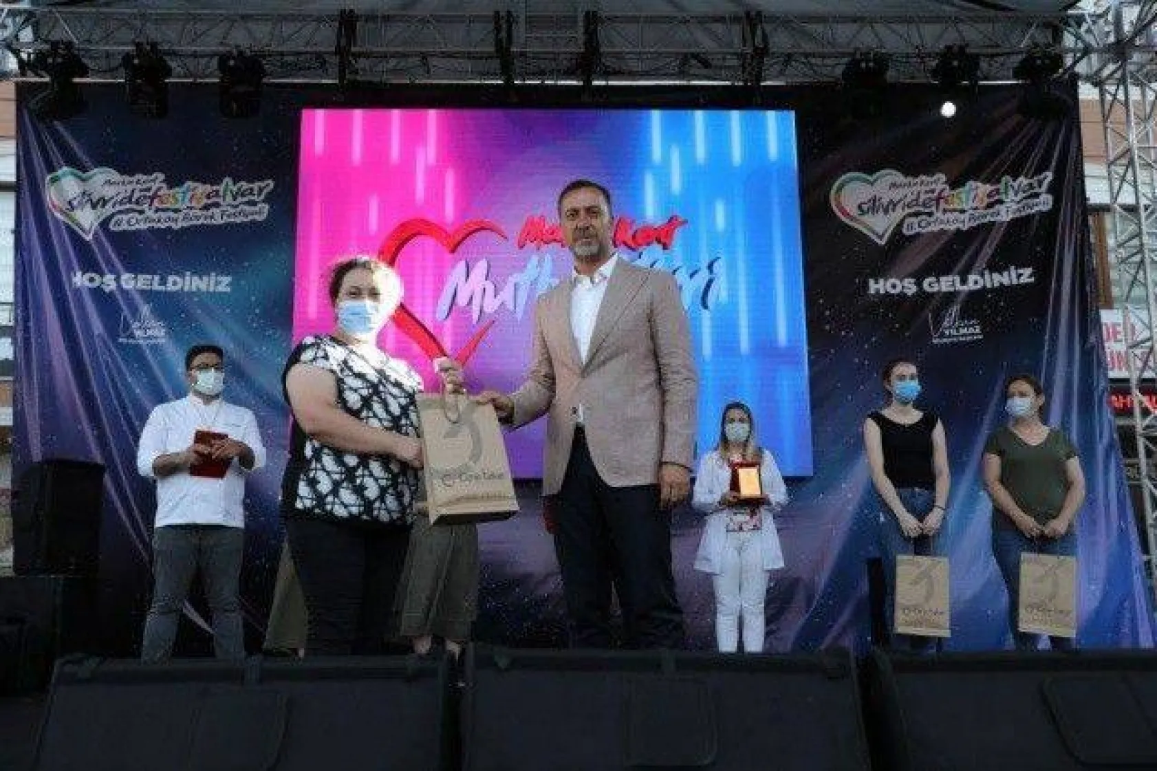 Ortaköy'de Börekler Yarıştı