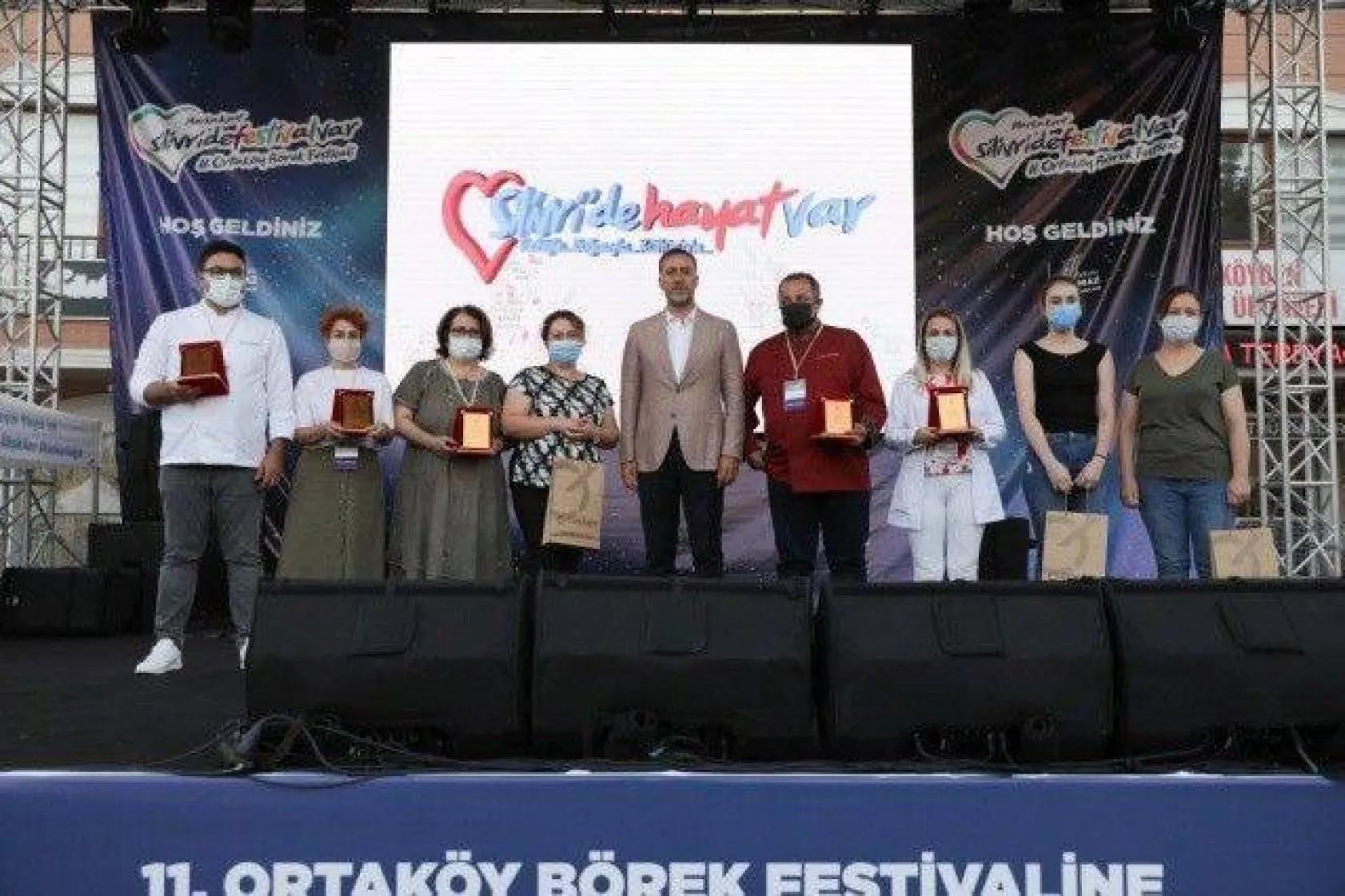 Ortaköy'de Börekler Yarıştı