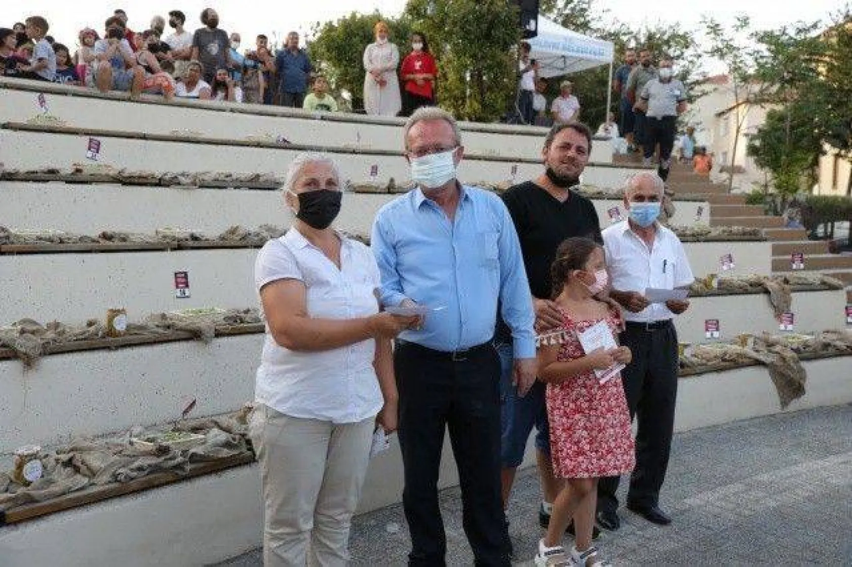 Selimpaşa'nın Kavunları ve Bamyaları Yarıştı