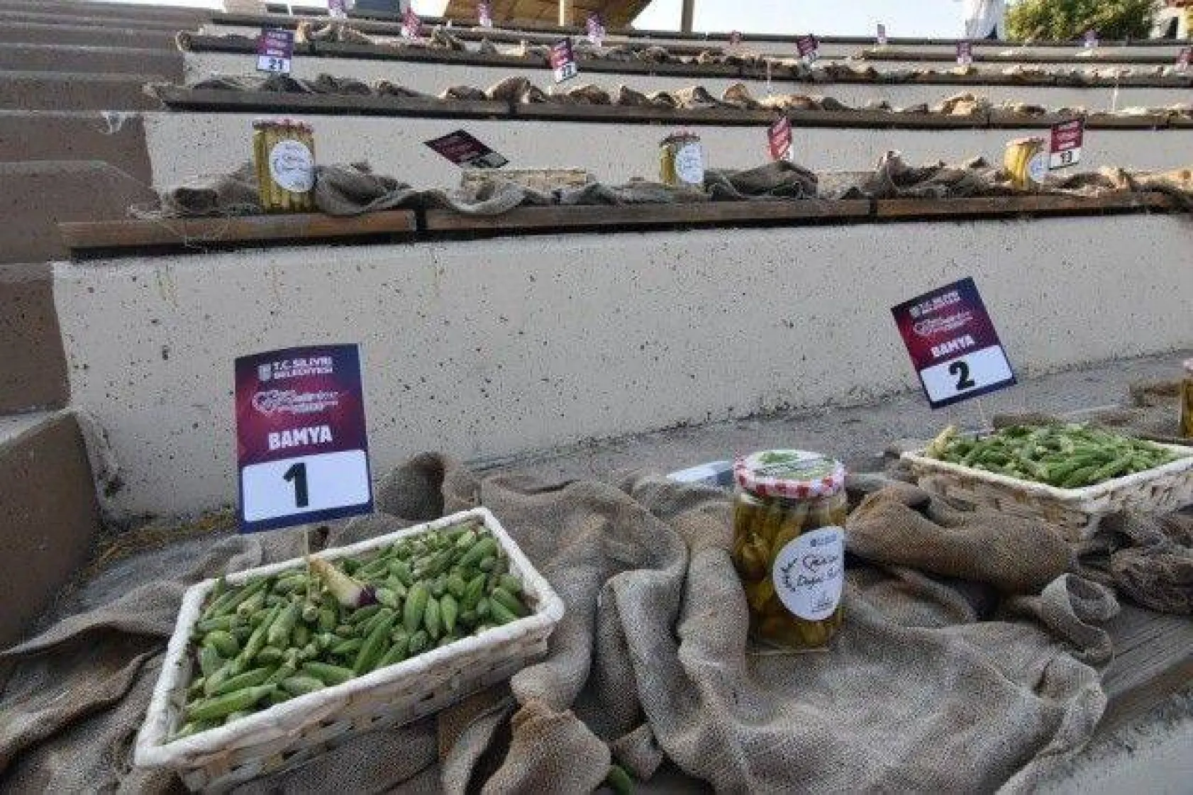 Selimpaşa'nın Kavunları ve Bamyaları Yarıştı