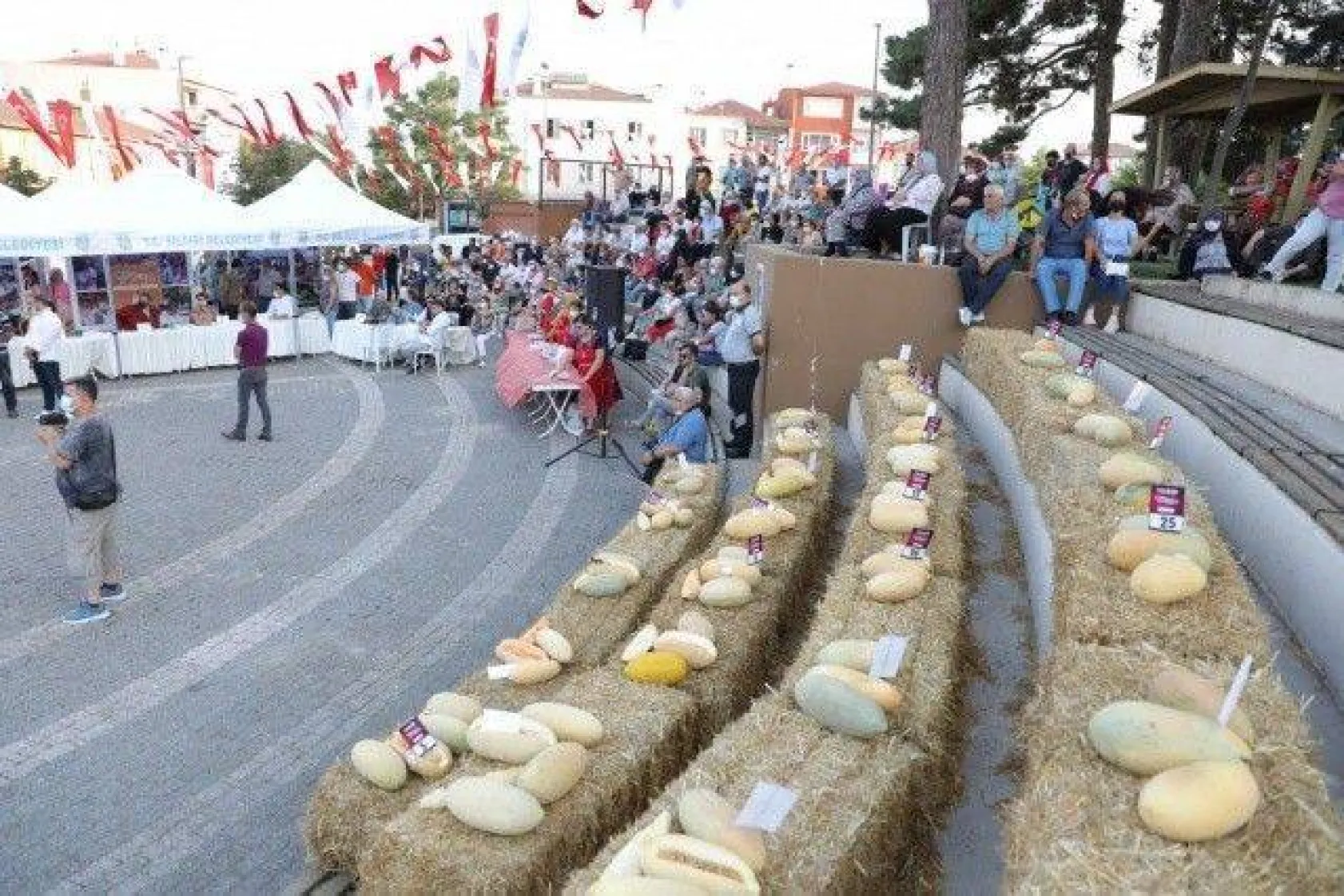 Selimpaşa'nın Kavunları ve Bamyaları Yarıştı