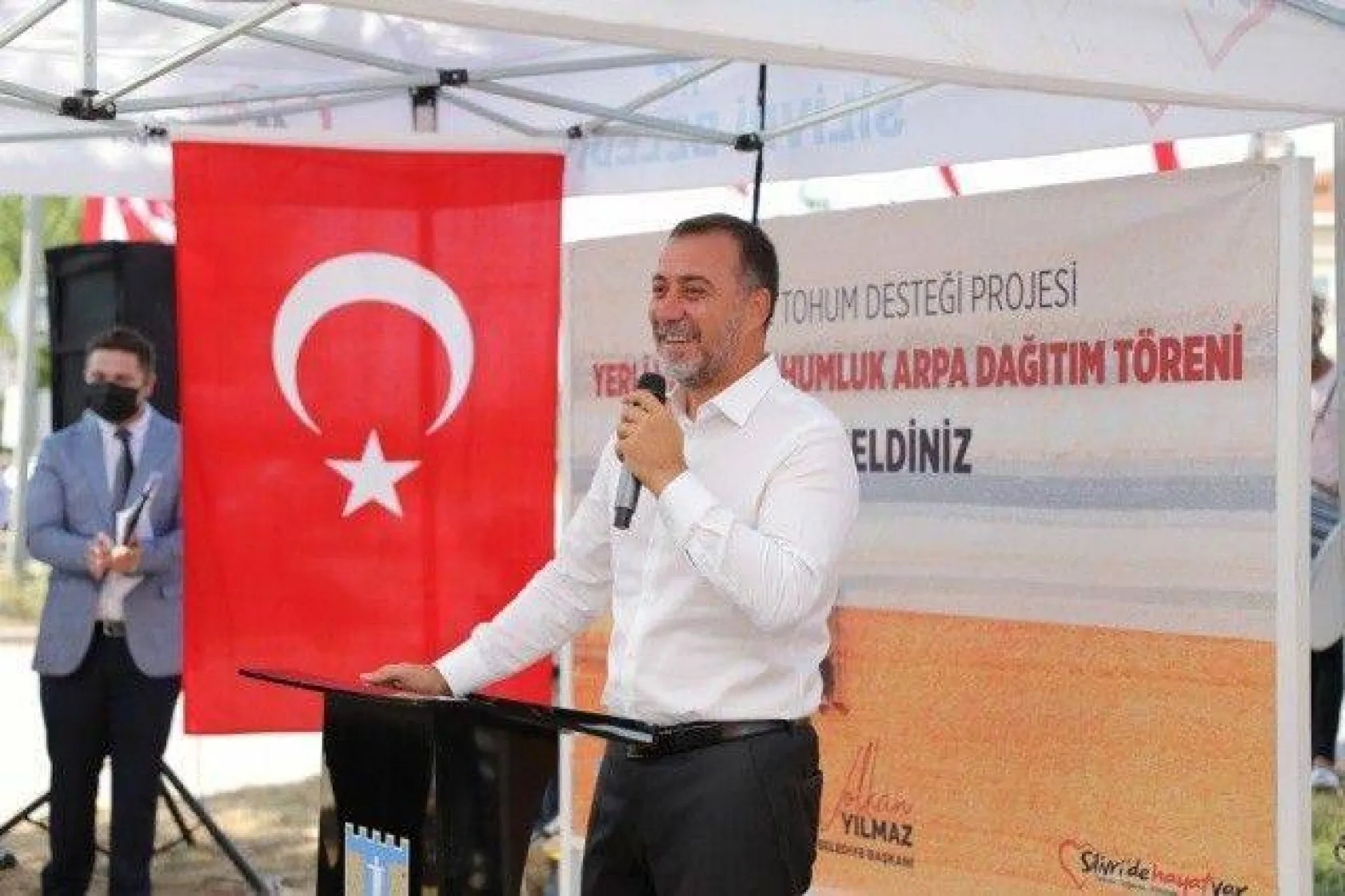 Beycilerli Çiftçiler Tohumluk Arpa Sevinci Yaşadı