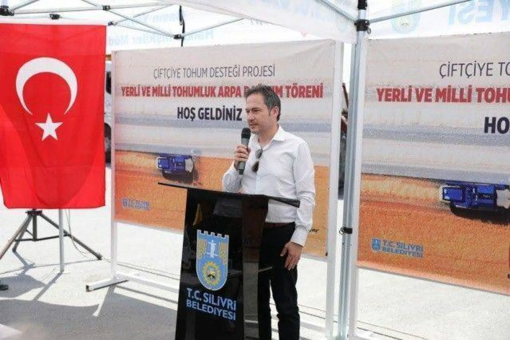 Sayalar'da Tohumluk Arpa Coşkusu Yaşandı