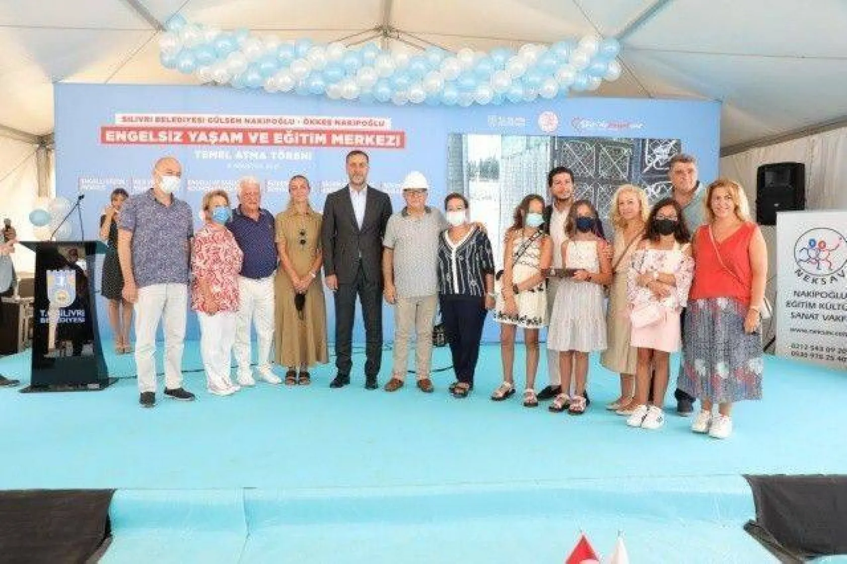 Engelsiz Yaşam ve Eğitim Merkezine Görkemli Temel Atma Töreni