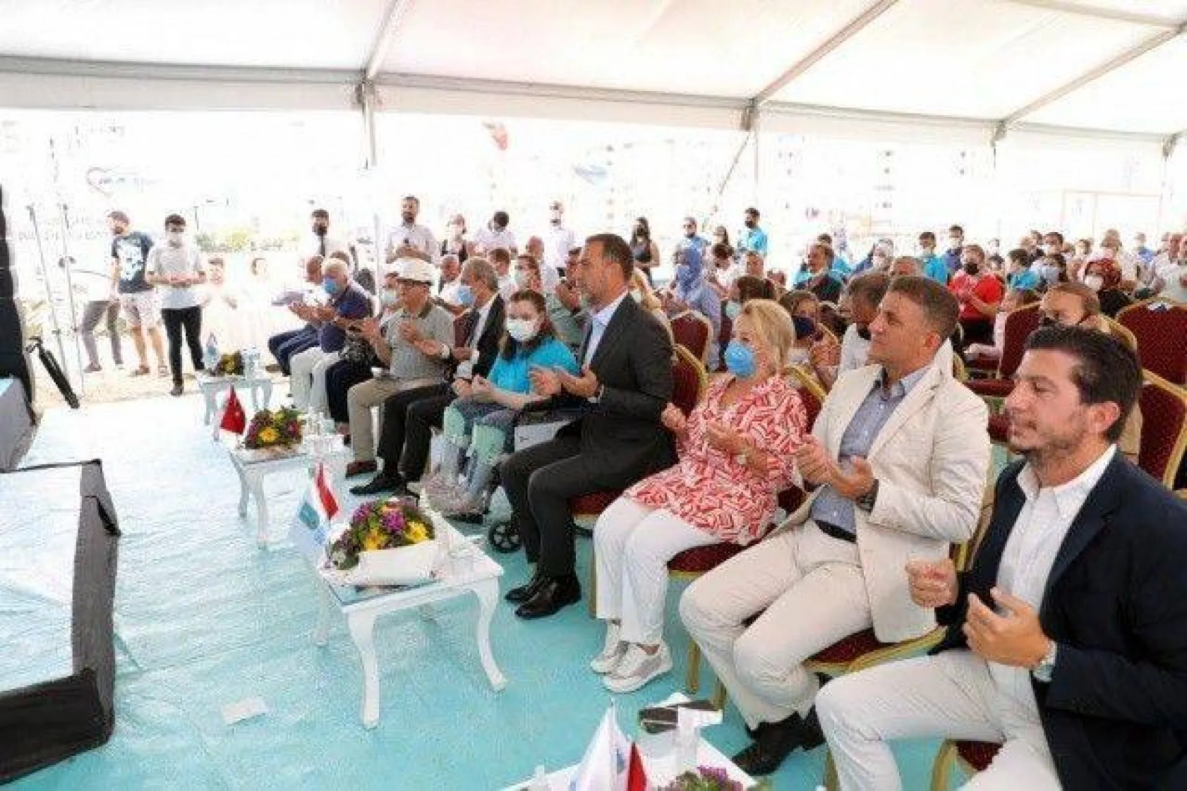 Engelsiz Yaşam ve Eğitim Merkezine Görkemli Temel Atma Töreni