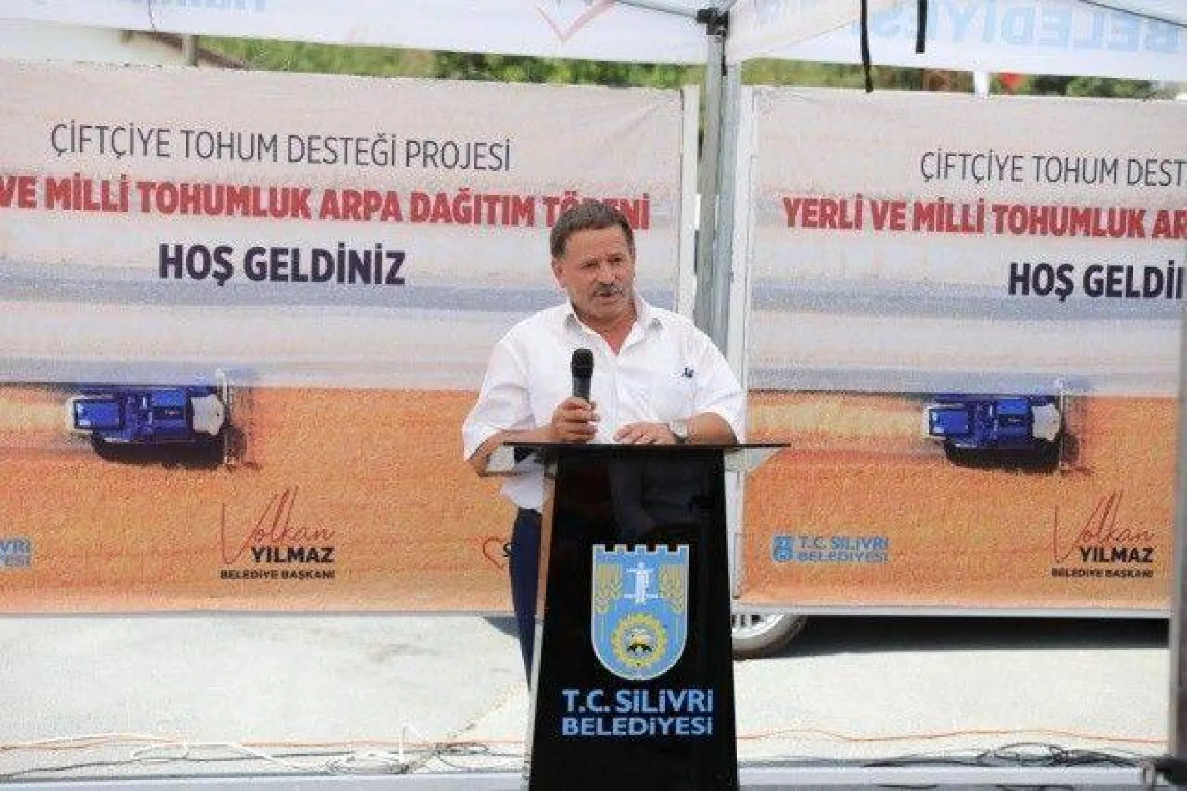 Kurfallı'da Üreticiler Tohumluk Arpa Sevinci Yaşadı