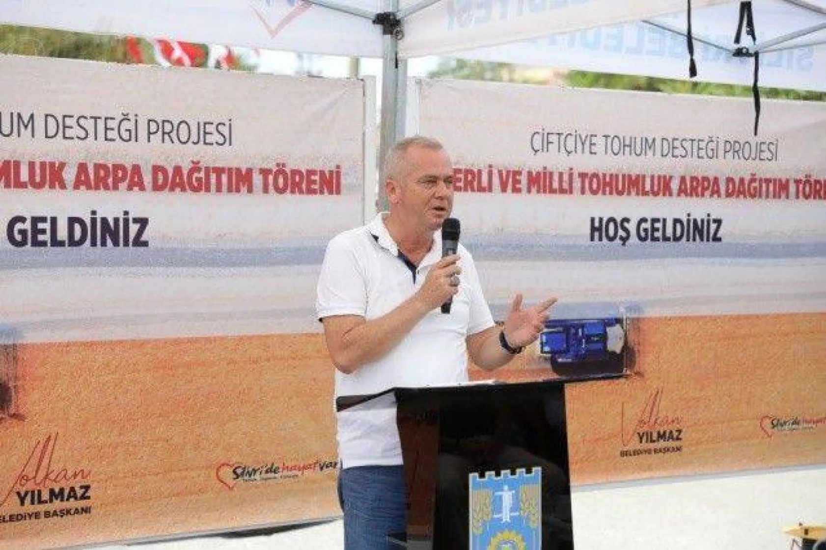 Kurfallı'da Üreticiler Tohumluk Arpa Sevinci Yaşadı