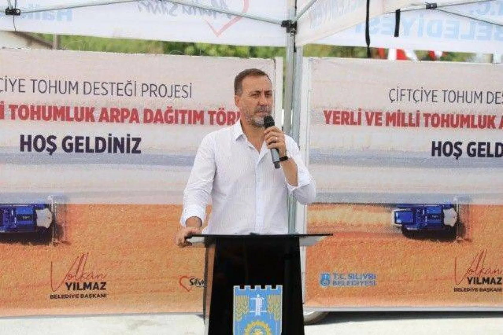 Kurfallı'da Üreticiler Tohumluk Arpa Sevinci Yaşadı