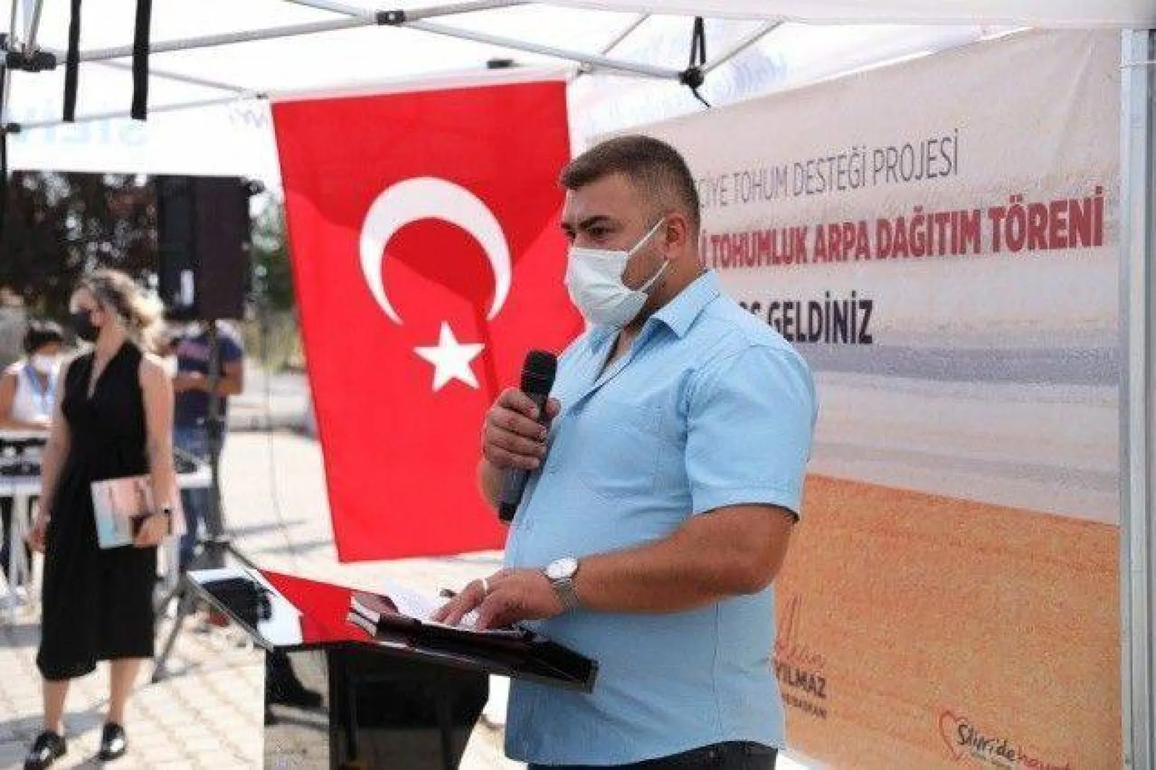 Gümüşyakalı Çiftçiler Tohumluk Arpa Mutluluğu Yaşadı