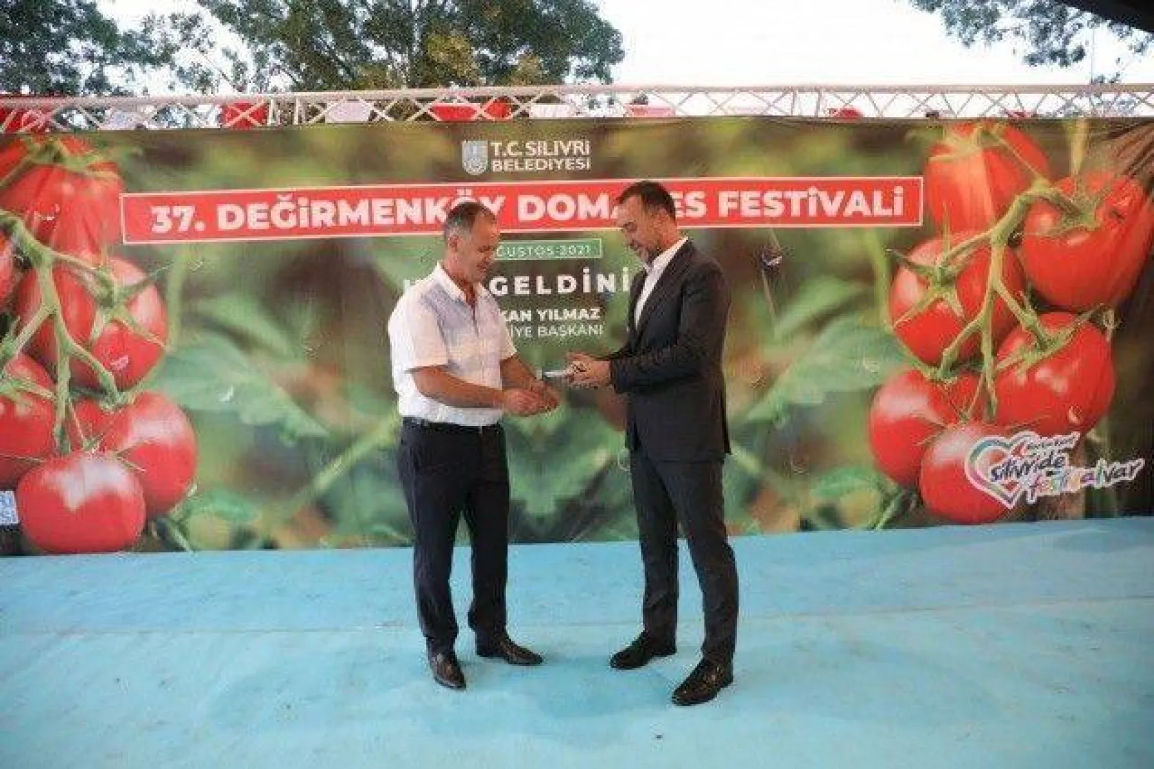 Değirmenköy'de Domatesler Yarıştı