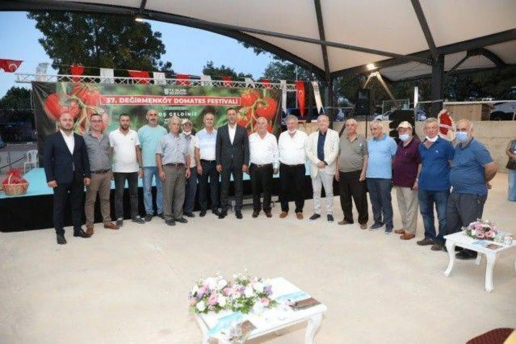 Değirmenköy'de Domatesler Yarıştı