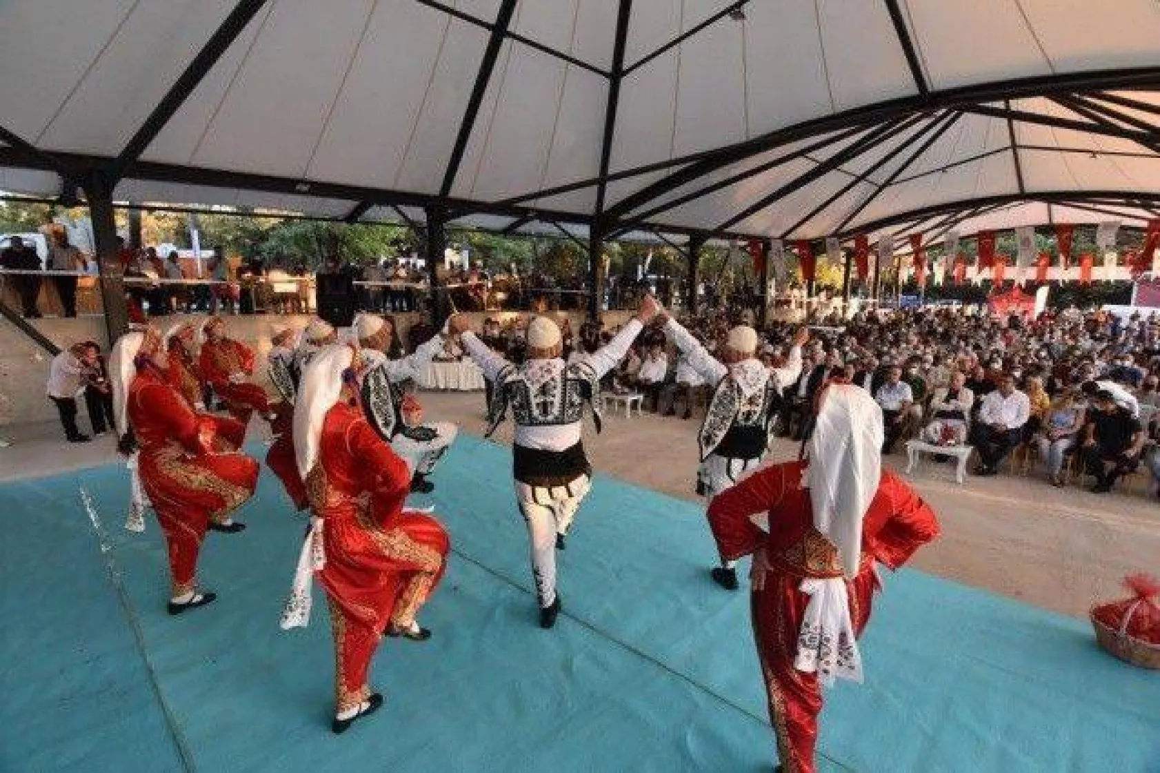 Değirmenköy'de Domatesler Yarıştı