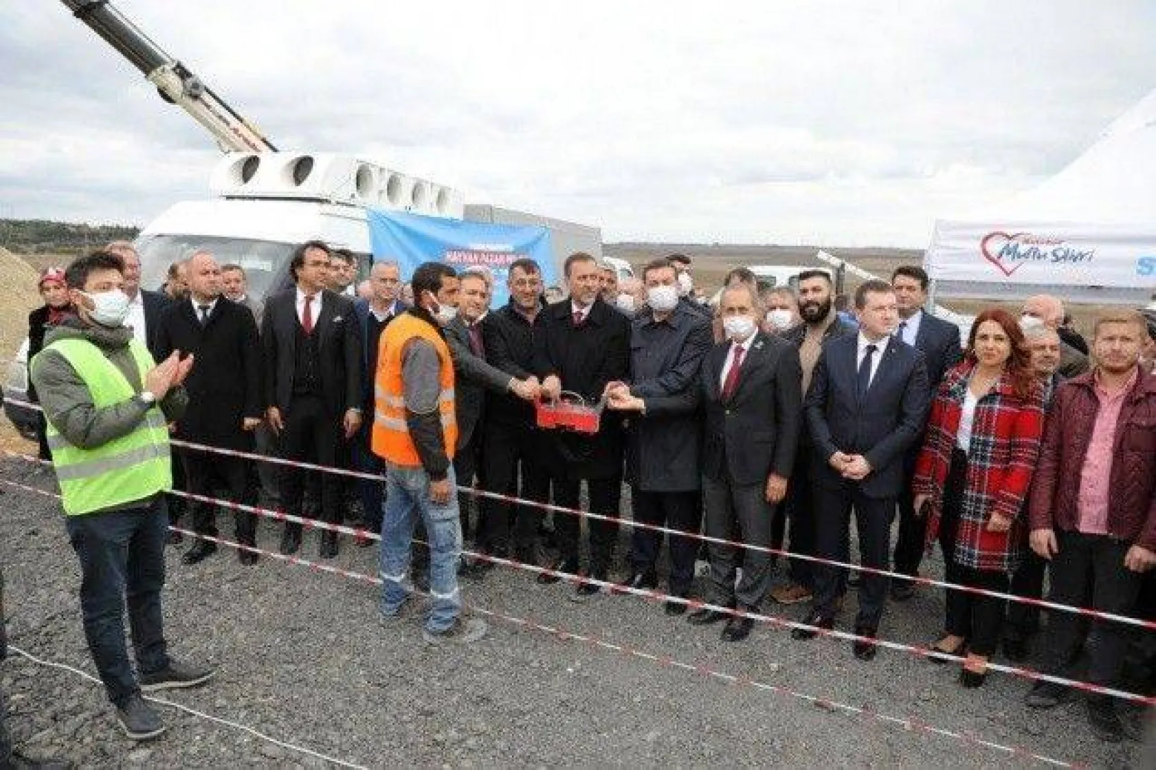 Bölgenin İlk ve Tek Hayvan Pazarı'nın Temeli Atıldı